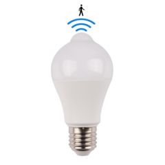 LED E27 lamp met bewegingssensor - 6W - 3000K | MP012746 | <ul class="list-style -check">
<li>450 Lumen</li>
<li>Warm wit (3000K)</li>
<li>Vervangt 45W</li>
</ul>