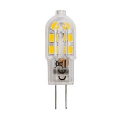 LED G4 - 1,5 Watt - 12VAC/DC - 3000K - 360° - Clear | MP060019 | <ul class="list-style -check">
<li>120 Lumen</li>
<li>Warm wit (3000K)</li>
<li>Vervangt 15W</li>
</ul>