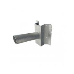 Muursteun voor straatverlichting - Recht - Ø48/60mm | MP090045 | <ul class="list-style -check">
<li>Recht</li>
<li>Voor buis Ø48 of Ø60 mm</li>
<li>Gegalvaniseerd</li>
</ul>