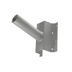 Muursteun voor straatverlichting - schuin - Ø48/60mm | MP090046 | <ul class="list-style -check">
<li>Schuin</li>
<li>Voor buis Ø48 of Ø60 mm</li>
<li>Gegalvaniseerd</li>
</ul>