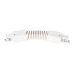 Flexibele connector voor spanningsrail - 3-fase - Wit | MP150046W