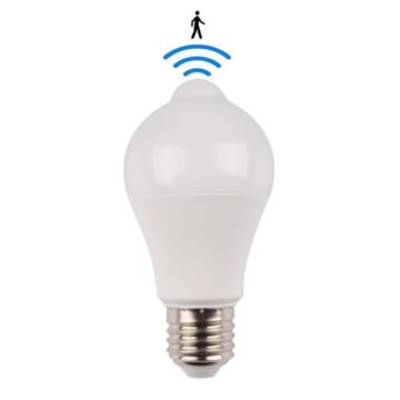 LED E27 lamp met bewegingssensor - 12W - 3000K | MP012774