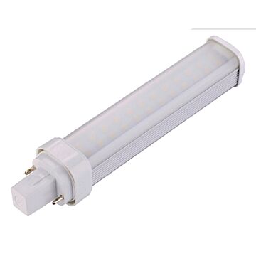 LED PL-C G24d 7W - 3000K/4000K - 135° - 144mm - Matglas | MP030020
