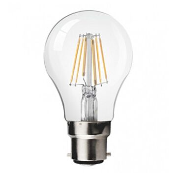 LED B22 Filament lamp - 8W - Dimbaar | MP080007 | <ul class="list-style -check">
<li>850 Lumen</li>
<li>Warm wit (2700K)</li>
<li>Vervangt 60W</li>
</ul>