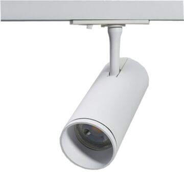 LED Railarmatuur CILINDRO met vervangbare GU10 - 1-fase - Wit | MP150058W