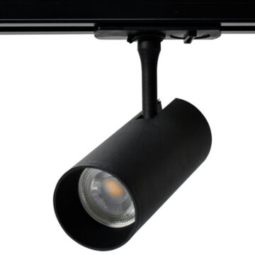 LED Railarmatuur CILINDRO met vervangbare GU10 - 1-fase - Zwart | MP150058Z