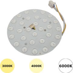 LED Plafonnière lamp - CCT - 15 Watt - Magnetische LED module | MP170011 | <ul class="list-style -check">
<li>1800 Lumen</li>
<li>Warm wit/Wit/Koelwit</li>
<li>Ø142mm</li>
</ul>